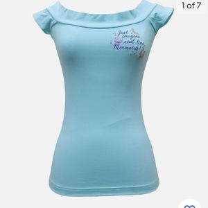 Disney/stitch shoppe Mermaid Peter Pan shirt.